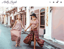 Tablet Screenshot of mollypurple.com